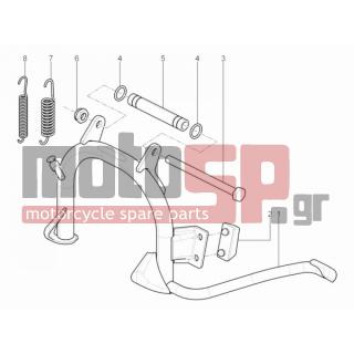 Aprilia - SR MOTARD 125 4T E3 2012 - Frame - Stands - 2440 - Self locking nut M10