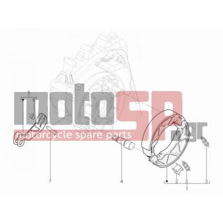 Aprilia - SR MOTARD 125 4T E3 2012 - Brakes - Rear brake - Jaws - 647384 - ΕΛΑΤΗΡΙΟ ΣΙΑΓΩΝΩΝ SCOOTER