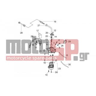 Aprilia - SR MOTARD 50 2T E3 2013 - Engine/Transmission - CARBURETOR accessories - 288862 - Βίδα στερ. δοχείου