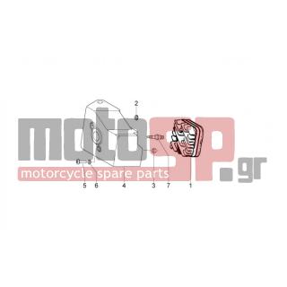 Aprilia - SR MOTARD 50 2T E3 2013 - Engine/Transmission - COVER head - 845692 - ΠΕΡΙΚΕΦΑΛΑΙΑ LIB-ZIP CAT-4T-SF RST
