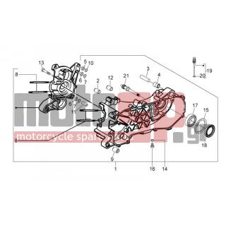 Aprilia - SR MOTARD 50 2T E3 2012 - Engine/Transmission - OIL PAN - 266625 - ΑΠΟΣΤΑΤΗΣ ΣΥΝΕΜΠΛΟΚ