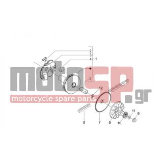 Aprilia - SR MOTARD 50 2T E3 2013 - Engine/Transmission - driving pulley - 480227 - ΔΙΣΚΟΣ ΒΑΡΙΑΤΩΡ RUNNER 50