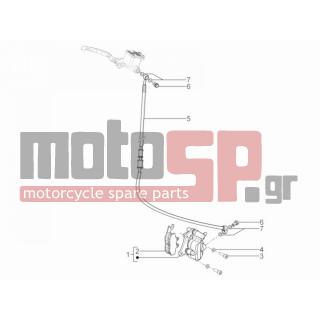 Aprilia - SR MOTARD 50 2T E3 2013 - Brakes - brake lines - Brake Calipers - 651502 - Βίδα σωλήνα λαδιού M10x18