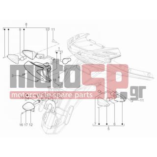 Aprilia - SR MOTARD 50 2T E3 2012 - Ηλεκτρικά - Lights back - Flash - 584332 - Λαμπτήρας 12V-10W