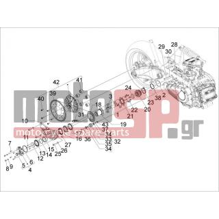 Aprilia - SRV 850 4T 8V E3 2012 - Κινητήρας/Κιβώτιο Ταχυτήτων - transmission Complete - 564632 - Βίδα TC