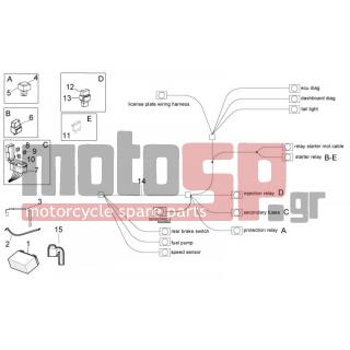 Aprilia - TUONO V4 R APRC ABS 1000 2014 - Electrical - Electrical Installation II - 895481 - ΡΕΛΕ INJECTION SCOOTER-MOTO 12V 30A