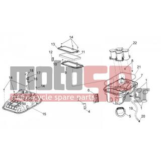 Aprilia - TUONO V4 R APRC ABS 1000 2014 - Engine/Transmission - filter box - AP8152329 - ΒΙΔΑ