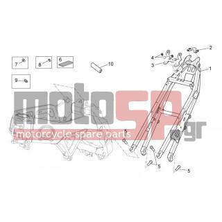 Aprilia - TUONO V4 R APRC ABS 1000 2014 - Frame - Box II - 898881 - Έλασμα στήριξης