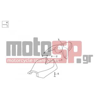 Aprilia - TUONO V4 R APRC ABS 1000 2014 - Body Parts - saddle - AP8152302 - ΒΙΔΑ M5X12