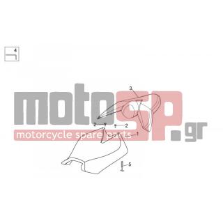 Aprilia - TUONO V4 R STD APRC 1000 2011 - Body Parts - saddle - 89888300C3 - ΣΕΛΑ TUONO 4 WING GREY ΣΥΝΕΠΙΒΑΤΗ