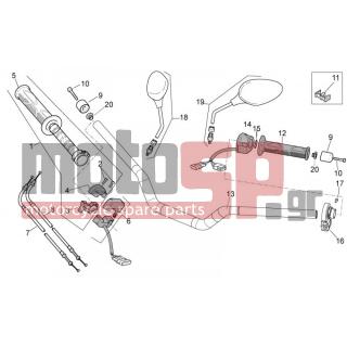 Aprilia - TUONO V4 R STD APRC 1000 2011 - Πλαίσιο - Wheel - Controls