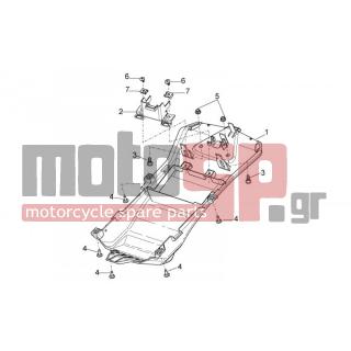 Aprilia - TUONO V4 R STD APRC 1000 2011 - Body Parts - Space under the seat - 898252 - Έλασμα μπαταρίας
