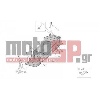 Aprilia - TUONO RSV 1000 2005 - Body Parts - Space under the seat - AP8102375 - ΚΛΙΠΣ M5 AP8102375