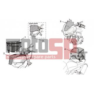 Aprilia - TUONO RSV 1000 2007 - Body Parts - Axes.- Miscellaneous II