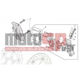 Aprilia - TUONO RSV 1000 2008 - Brakes - Caliper BRAKE FRONT I - AP8152414 - ΒΙΔΑ