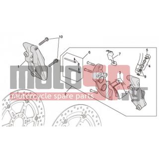 Aprilia - TUONO RSV 1000 2007 - Brakes - FRONT BRAKE Caliper II - AP8113723 - Κοπίλια