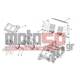 Aprilia - TUONO V4 1100 FACTORY 2016 - Κινητήρας/Κιβώτιο Ταχυτήτων - Cylinder - Piston - 2A000739 - Ελατήριο λαδιού