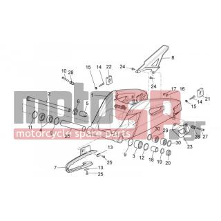 Aprilia - TUONO V4 1100 RR 2015 - Suspension - rear fork - AP8152302 - ΒΙΔΑ M5X12