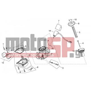 Aprilia - ATLANTIC 125 E3 2012 - Engine/Transmission - CARBURETOR II - CM129905 - ΖΗΚΛΕΡ MAX 98