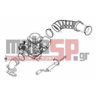Derbi - BOULEVARD 125CC 4T E3 2012 - Engine/Transmission - CARBURETOR - CM140210 - ΒΕΛΟΝΑ ΣΛΑΙΤ SCOOTER 125