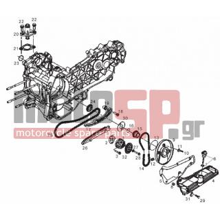 Derbi - GP1 125CC  LOW SEAT E3 2007 - Engine/Transmission - Pump oil - 847116 - ΚΑΠΑΚΙ ΚΑΔΕΝΑΣ SCOOTER 125300