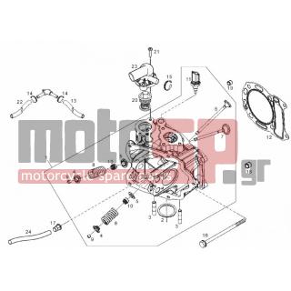 Derbi - GP1 125CC  LOW SEAT E3 2007 - Engine/Transmission - valves - CM002902 - ΚΟΛΙΕΣ ΣΩΛΗΝΑ 8mm