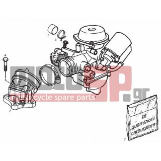Derbi - GP1 125CC  LOW SEAT E3 2007 - Engine/Transmission - CARBURETOR - CM128208 - Καρμπυρατέρ κομπλέ