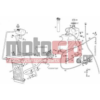 Derbi - GP1 125CC  LOW SEAT E3 2007 - Body Parts - Fuel tank left - CM075607 - Δείκτης στάθμης