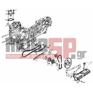 Derbi - GP1 250CC LOW SEAT 2007 - Engine/Transmission - Pump oil - 289731 - Βίδα με ροδέλα M6x30