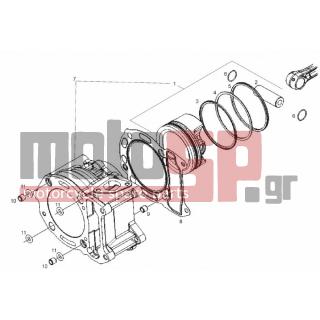 Derbi - GP1 250CC LOW SEAT 2007 - Engine/Transmission - Cylinder - Piston - 478184 - Δακτύλιος (o-ring)