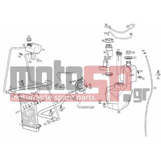 Derbi - GP1 250CC LOW SEAT 2007 - Body Parts - Fuel tank left - 864808 - Ροδέλα