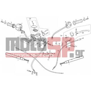 Derbi - GPR 125 4T E3 2010 - Frame - handlebar - 867238 - Ροδέλα