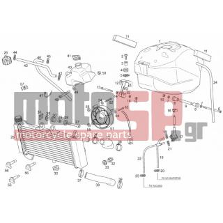 Derbi - GPR 125 4T E3 2010 - Body Parts - Tank - 00A00410501 - Σφιχτήρας