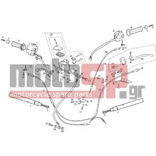 Derbi - GPR 50 2T 2013 - Frame - Steering wheel - AP8152278 - Βίδα ΤΕ με ροδέλα M6x16