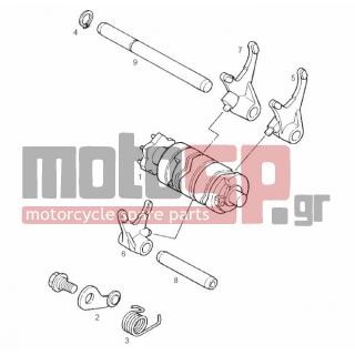 Derbi - GPR NUDE-NUDE SPORT 125CC 2004 - Engine/Transmission - selection axis - 00M12502162 - ***00M12502162