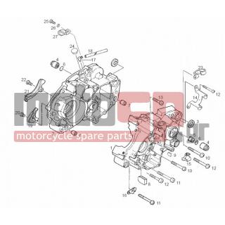 Derbi - GPR RACING-R 125cc E2 2006 - Κινητήρας/Κιβώτιο Ταχυτήτων - OIL PAN - 00M12502050 - ***00M12502050