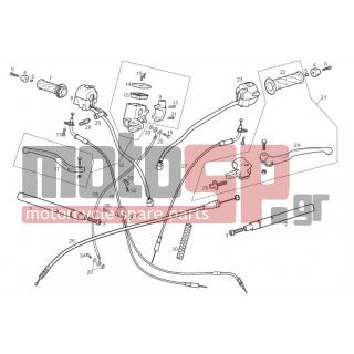 Derbi - GPR RACING-R 125cc E2 2004 - Frame - Wheel - Controls - 10061500 - ***00010061500