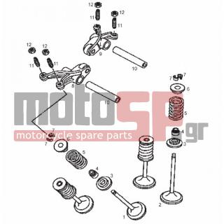 Derbi - MULHACEN 659CC E2-2008 E3 2006 - Κινητήρας/Κιβώτιο Ταχυτήτων - valves - 862178 - ***862178