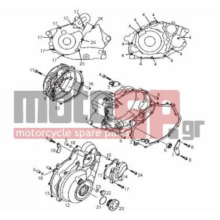 Derbi - MULHACEN 659CC E2-2008 E3 2006 - Engine/Transmission - COVER sump variator - 862127 - ***862127