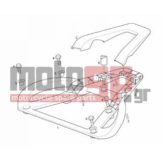 Derbi - RAMBLA 125cc-250cc E3 2008 - Body Parts - saddle - AP8152288 - ΒΙΔΑ M8x30* SHIVER 750