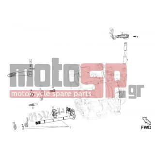 Derbi - SENDA DRD 125 MOTARD 2013 - Body Parts - Selector - 847069 - ΕΛΑΤΗΡΙΟ ΛΕΒΙΕ ΤΑΧΥΤ SMT/RCR/GPR