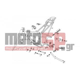 Derbi - SENDA R X-RACE 50 2T E2 2010 - Πλαίσιο - Frame - 00H06301401 - Σωλήνας