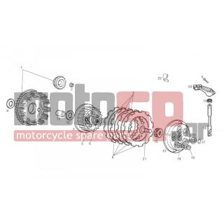 Derbi - SENDA R X-RACE 50 2T E2 2010 - Κινητήρας/Κιβώτιο Ταχυτήτων - Clutch - 847224 - ΡΟΔΕΛΛΑ