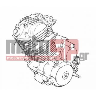 Derbi - SENDA SM 125 4T 2007 - Κινητήρας/Κιβώτιο Ταχυτήτων - Motor - 967309 - ***967309