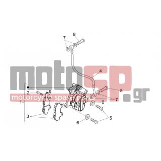 Derbi - VARIANT SPORT 125 4T E3 2012 - Brakes - Caliper FRONT I - 709047 - ΡΟΔΕΛΛΑ