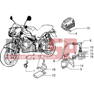 Gilera - DNA 125 < 2005 - Electrical - Electrical devices - 15856 - Βίδα M5x21