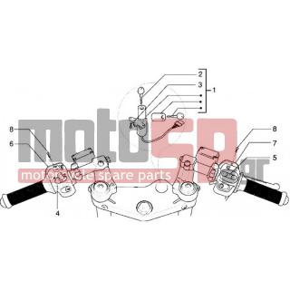 Gilera - DNA 125 < 2005 - Electrical - Electrical devices-Switch - 581901 - ΒΑΣΗ ΔΙΑΚΟΠΤΗ DNA ΑΡΙΣΤ