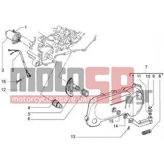 Gilera - DNA 2005 - Electrical - IGNITION - STARTER LEVER - 831458 - ΑΞΟΝΑΣ ΜΑΝΙΒΕΛΑΣ SCOOTER 50-FREE 100