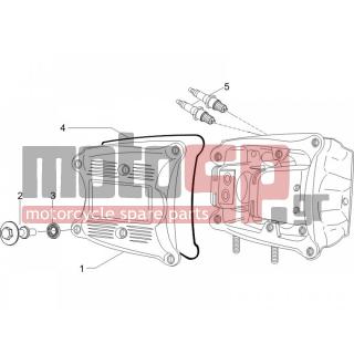 Gilera - FUOCO 500 E3 2011 - Engine/Transmission - COVER head
