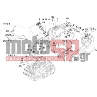 Gilera - GP 800 2010 - Body Parts - tank - CM179201 - ΒΙΔΑ TORX M6x22